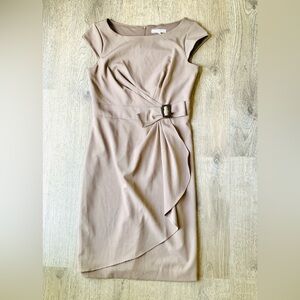 Sandra Darren Tan Dress Size: 8